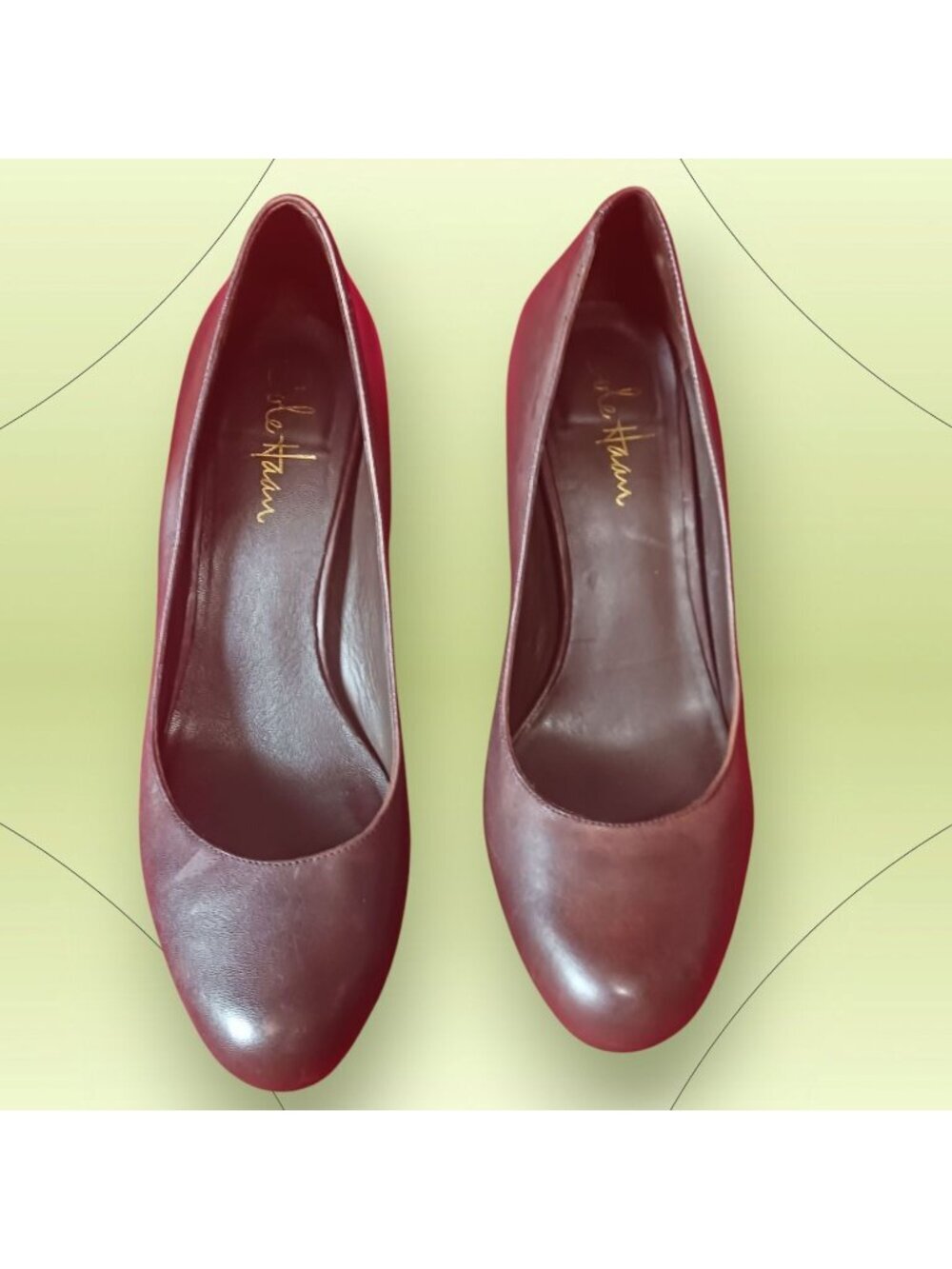 Cole Haan Womens Brown color Nike Air Pumps Size 7B